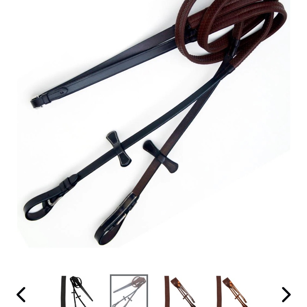 ExionPro Rubber Reins ONLY. Warmblood/ oversized